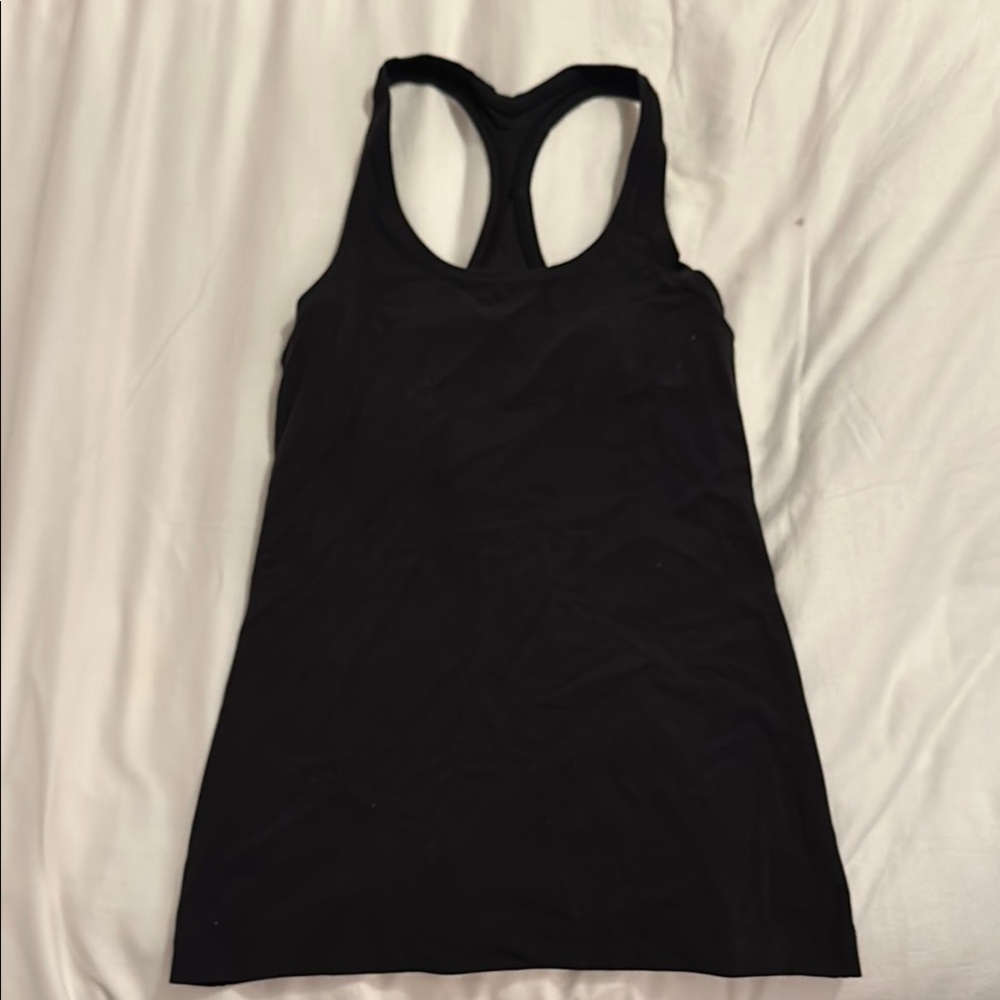 Black Racerback Tank Top